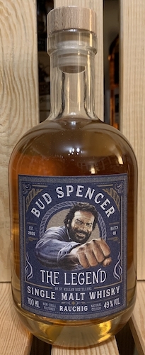 Bud Spencer - The Legend - rauchig - (St. Kilian Distillers), 49% Vol., 0,7l