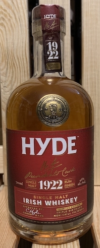 Hyde No. 4 President's Cask Rum Finish - Irish Whiskey, 46% Vol., 0,7l