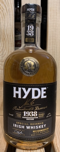 Hyde No. 6 President's Reserve - Irish Whiskey, 46% Vol., 0,7l