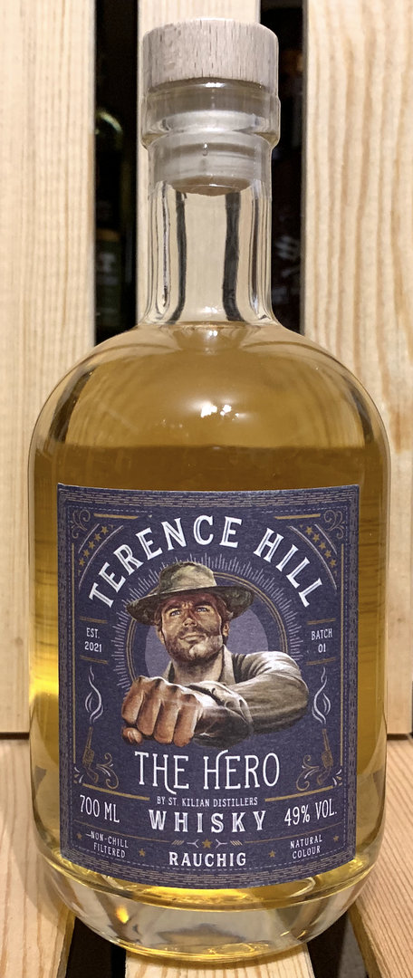 Terence Hill - The Hero - rauchig, Blended Whisky, 49% Vol., 0,7l