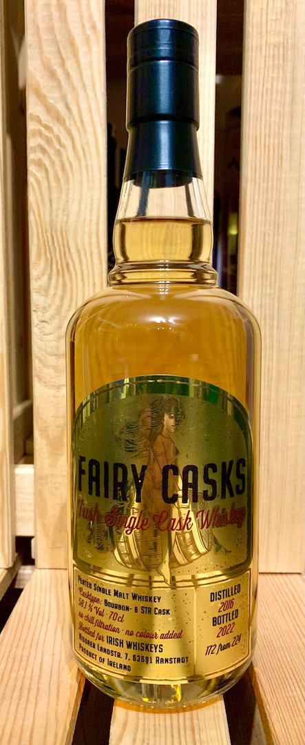 Fairy Cask 6 - Peated STR Cask Irish Whiskey - 58,1% Vol., 0,7l