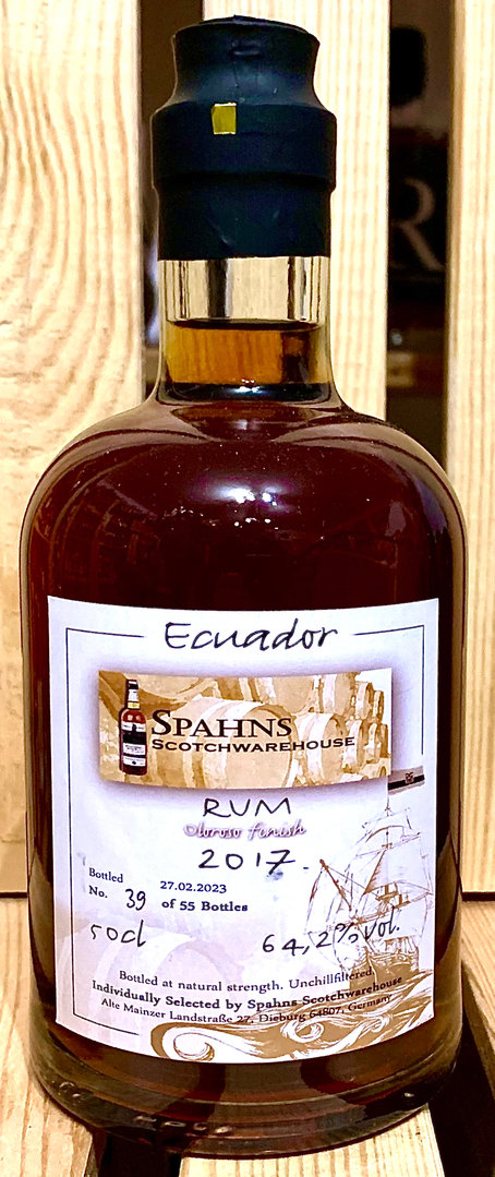 Rum (Ecuador) 2017-2023 - Oloroso Sherry Cask Finish - 64,2% Vol., 0,5l