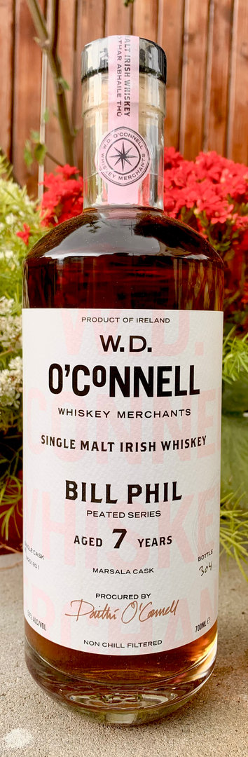 W.D. O'Connell 7 Jahre Peated Marsala Cask Whiskey, 53% Vol., 0,7l