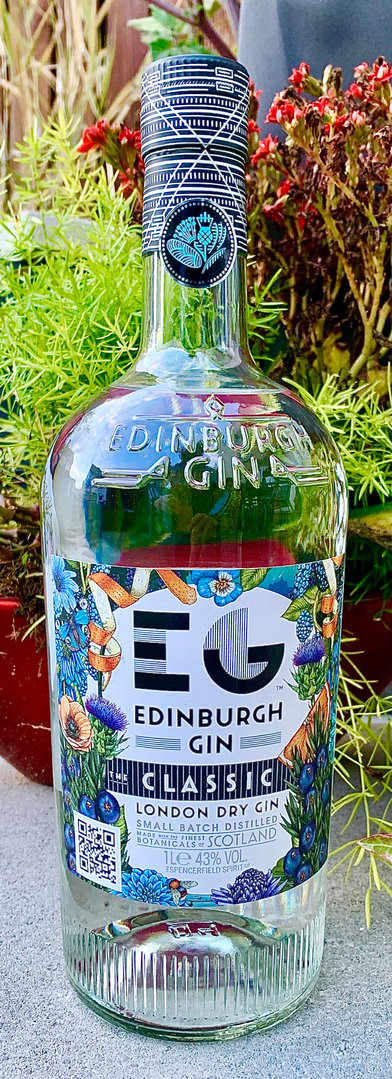 Edinburgh Classic Gin London Dry Gin, 43% Vol., 1l